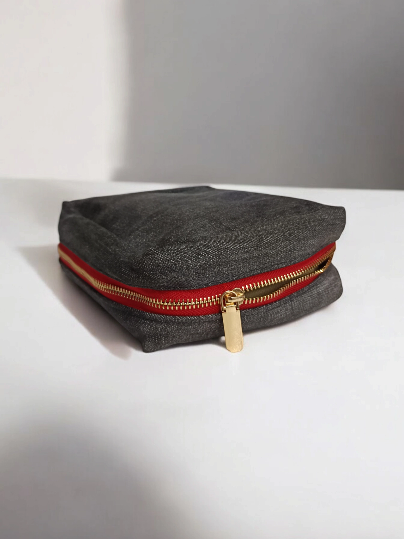 Upcycled Denim Toiletries Pouch
